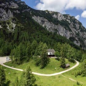 Majoitus vuoristomajassa Vršič Kranjska Gora Sloveniaa